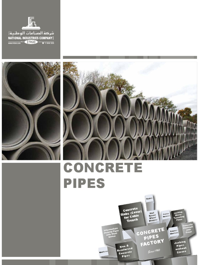 Concrete Pipe Cat Concrete Pipes 1170714 Pdf Pdf Pipe Fluid