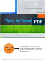 Tipos de Textos