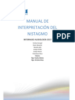 Manual de Interpretación Del Nistagmo
