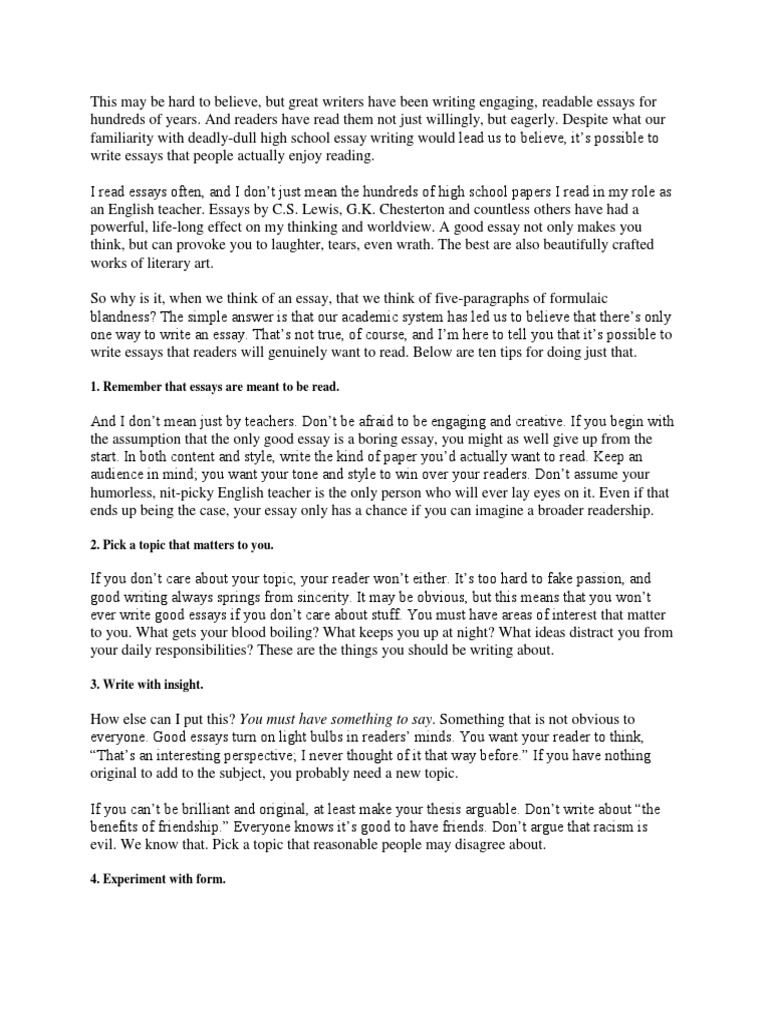 How To Write Killer Essays  PDF  Proofreading  Essays