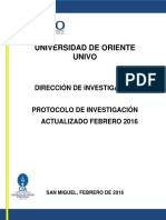 Protocol o Investigacion