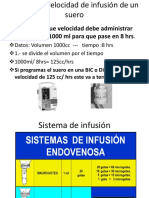 Cálculo de Velocidad de Infusión