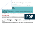 Por Qué Es Importante Que Una Lengua Pase Por Un Proceso de Normalización