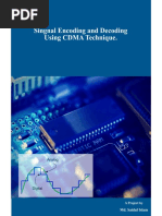 Singnal Encoding and Decoding Using CDMA Technique