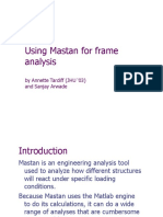 Using Mastan Frames