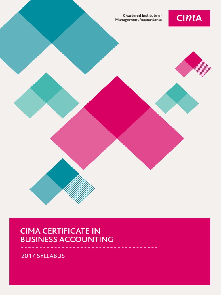2017 CIMA - Syllabus PDF | PDF