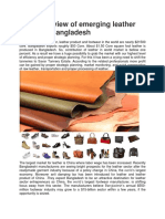 A Quick Review of Emerging Leather Sector of Bangladesh
