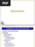 Motivation: Educational Psychology Motivation Educational Psychology