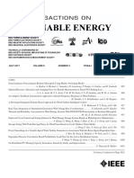 IEEE Transactions On Sustainable Energy July 2017