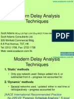 Modern Delay Analysis Techniques