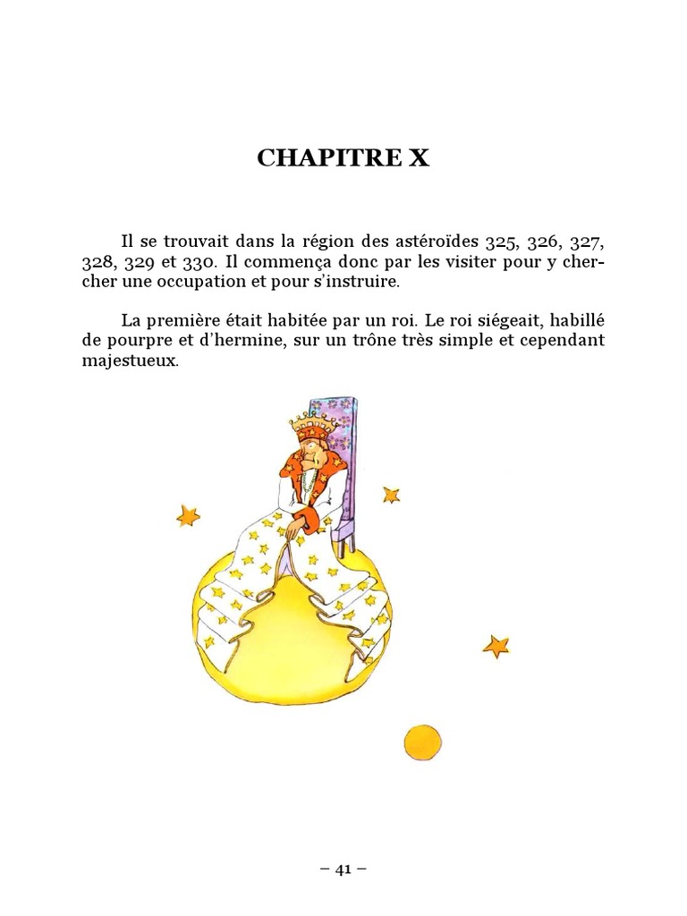 Question De Lecture Sur Le Petit Prince