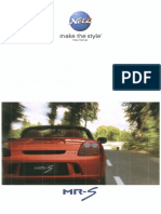 Toyota MRS 05 Catalogue