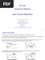 Me310 5 Regression PDF