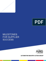 AIAG Milestones For Supplier Success