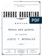 Justo T Morales - Sangre Argentina