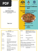 Revised Programme - Dominica Country Conference 2017
