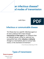 Infection and Modes of Transmission