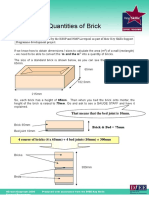 Calculating Quantities of Brick: That Means That The Bed Joint Is 10mm