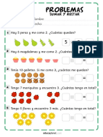 Problemas Sumar Restar PDF