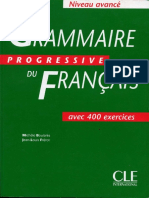 Grammaire Progressive de Francais Avancc3a9 PDF