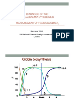 Diagnosis of The Thalassaemia Syndromes: Measurement of Haemoglobin A