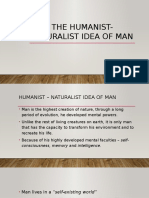 The Humanist-Naturalist Idea of Man