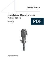 Installation, Operation, and Maintenance: Goulds Pumps