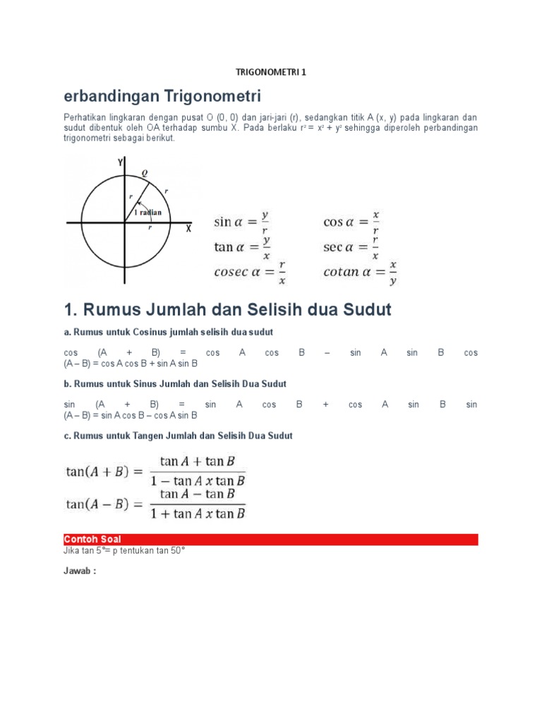 Contoh Soal Perbandingan Selisih Uang