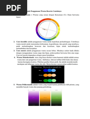 Macam Penggunaan Warna Pdf