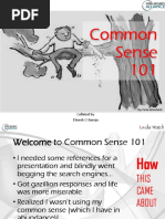 Commonsense 101