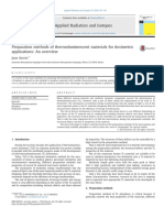 Preparation Methods of Thermoluminescent Materials For Dosimetric Application - An Overvie