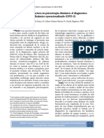 Delaparra Et Al. Conflicto y Estructura en Psicoterapia Dinámica