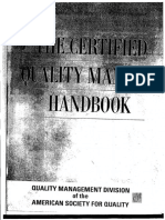 ASQ - The Certified Quality Manager Handbook With Supplemental Section Asq PDF