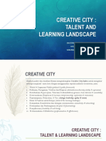 CREATIVE CITY Talent and Learning Landscape PDF