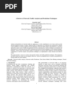 A Review of Network Traffic Analysis and Prediction Techniques