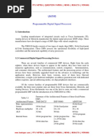 Unit 3 Programmable Digital Signal Processors