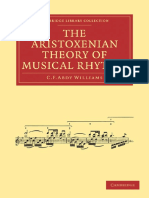 The Aristoxenian Theory of Musical Rhythm Cambridge Library Collection - Music PDF