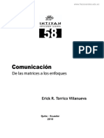 Torrico, Erick - Comunicación de Las Matrices a Los Enfoques