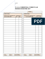 Evaluación A La Cobertura Curricular