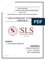 Contracts Case Analysis 