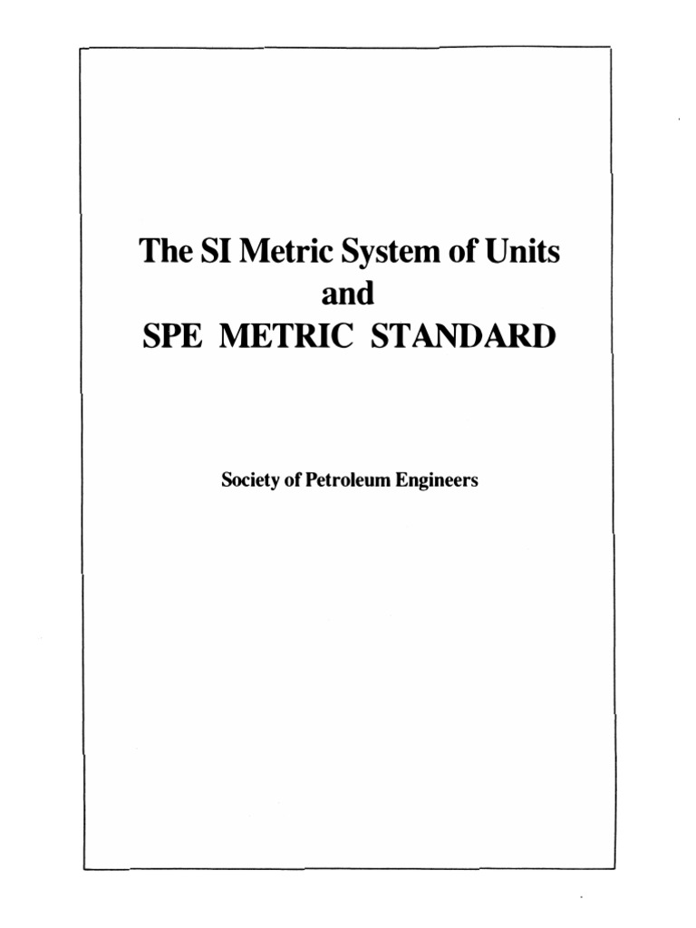 Metric Standard PDF | PDF | Technology & Engineering