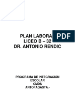 Plan laboral para certificación en alimentación colectiva