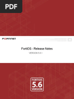 Fortios v5.6.1 Release Notes