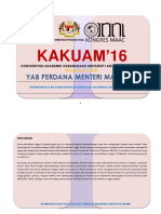 Tentatif Program KAKUAM 2016