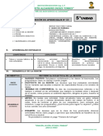 5° PRIMARIA-SESIÓN DE APRENDIZAJE-ED. FISICA 3 (5° unidad)