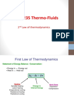 Second Law of Thermofluid