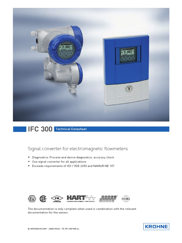 Ifc 300 PDF | PDF | Sensor | Cable