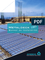 Metaldeck Grado 40 Manual de Instalacion PDF