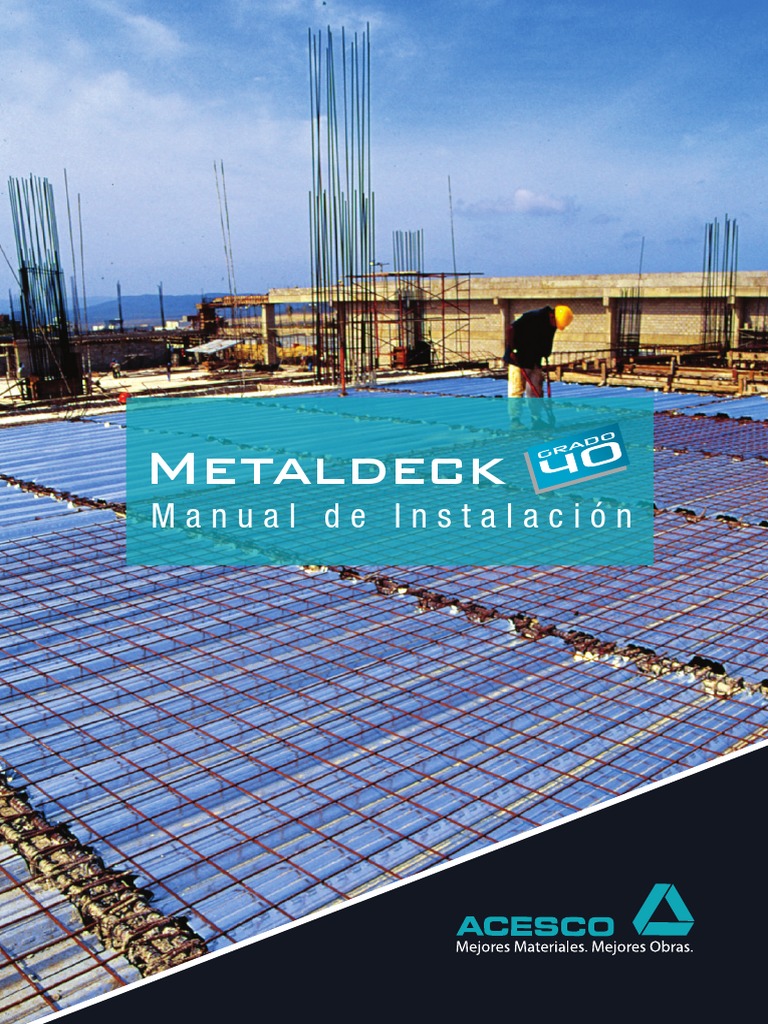 Metaldeck Grado 40 Manual de Instalacion PDF | PDF