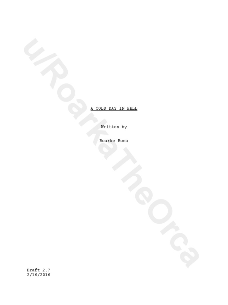 A Cold Day in Hell | PDF | Sports | Ice Hockey